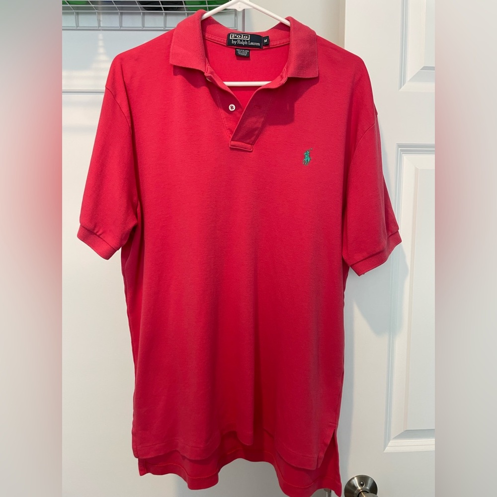 Pink Polo Ralph Lauren polo. Size M.